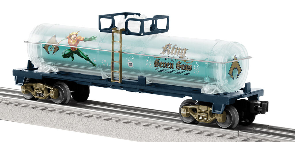 Lionel 2428280 O Aquaman Seven Seas 3-Rail Tank Car