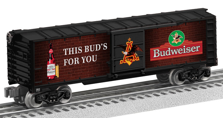 Lionel 2428410 O Budweiser Illuminated Bar Sign Reefer
