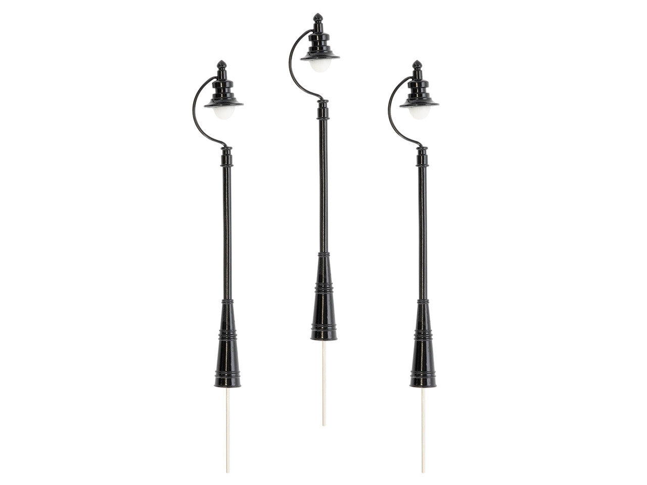 Lionel 2429210 O Black Station Lights (Pack of 3)