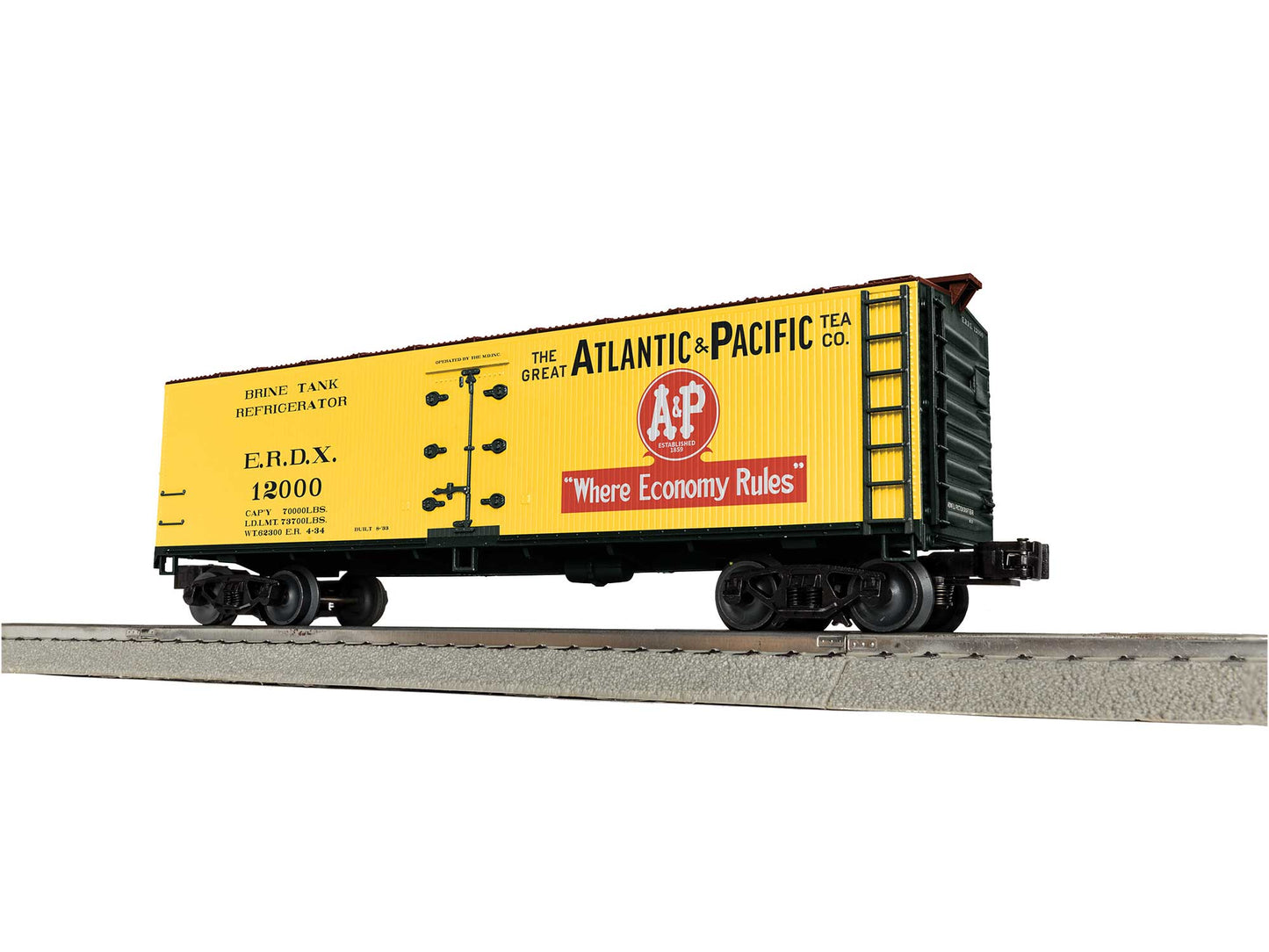 Lionel 2442211 O Atlantic & Pacific Woodside Reefer #12000