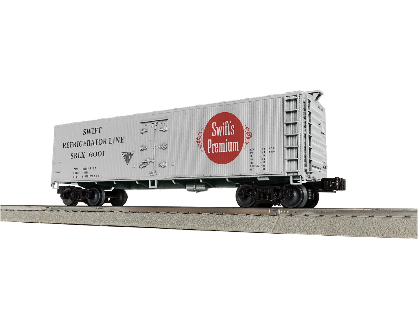 Lionel 2442241 O Swift's Premium Woodside Reefer #6001