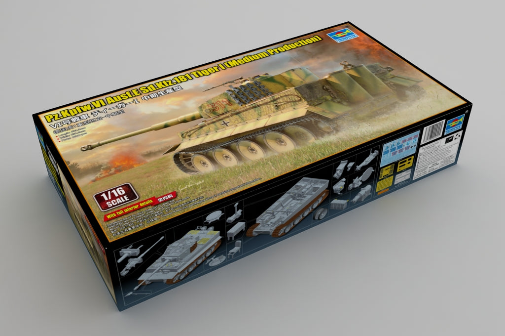 Trumpeter 00944 1:16 Pz.Kpfw.VI Ausf.E Sd.Kfz.181 Tiger I Armor Model Kit