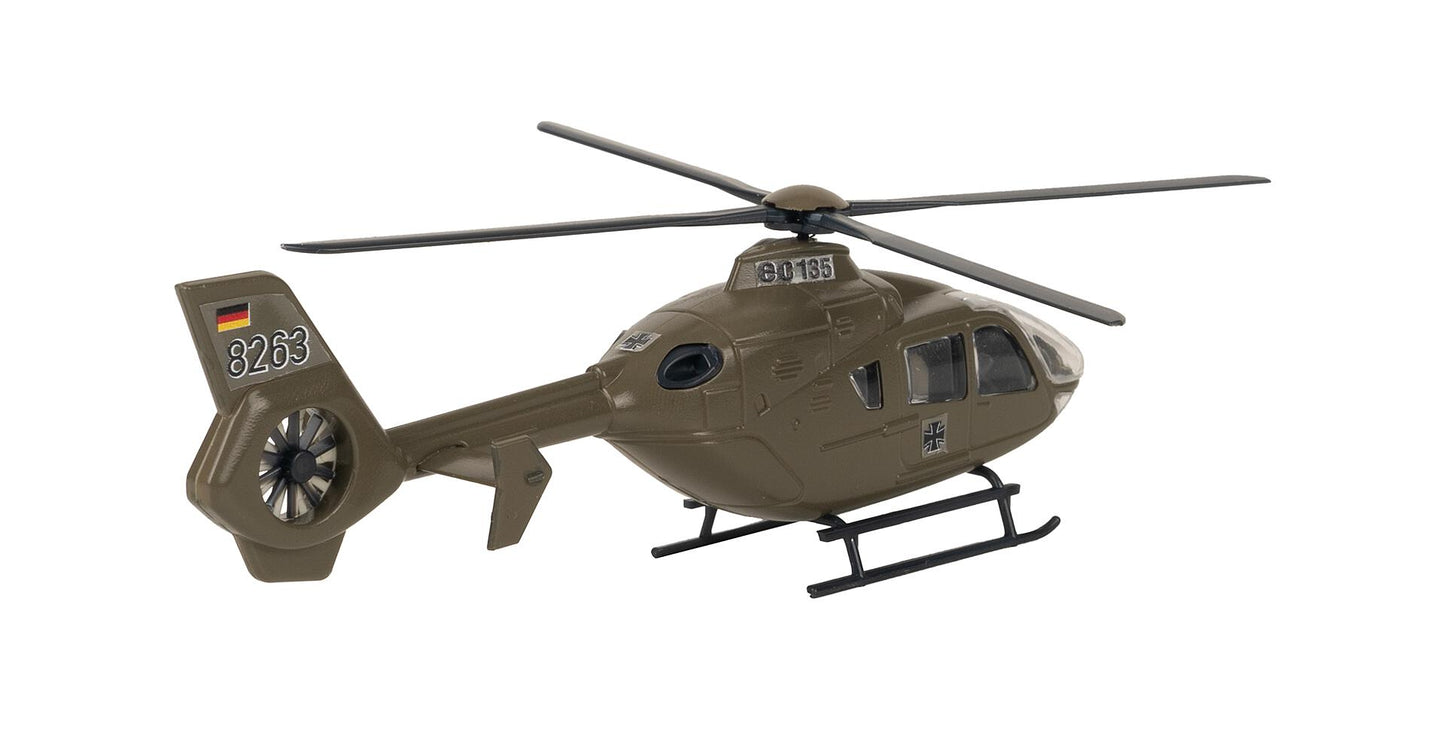 Faller 131022 HO German Army Airbus EC135 Military Helicopter Kit