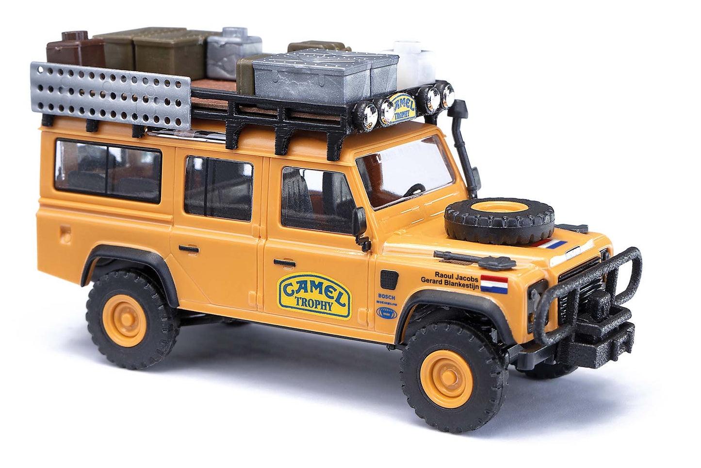 Busch 50329 HO Camel Trophy 89 Team Netherlands Land Rover Defender SUV
