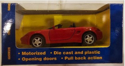 Maisto 21094 1:43 Diecast Road & Track Power Racer Red Porsche Boxster