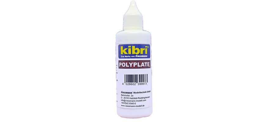 Kibri 39997 Vollmer/Kibri Polyplate Kits Polyplate Glue - 80 ml Bottle
