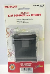 Bachmann 88017 1:20.3 Scale K-27 Doghouse w/Interior