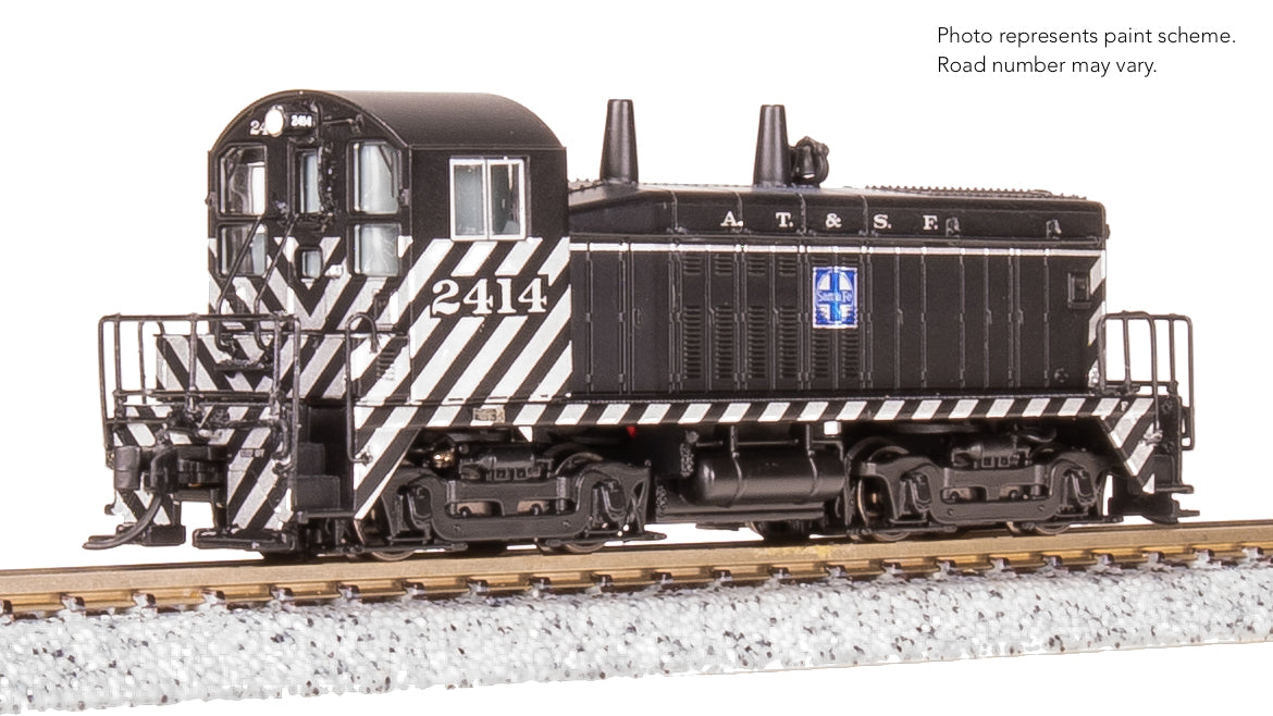 Broadway Limited 9300 N ATSF EMD NW2 Switcher Locomotive Sound/DC/DCC #2414