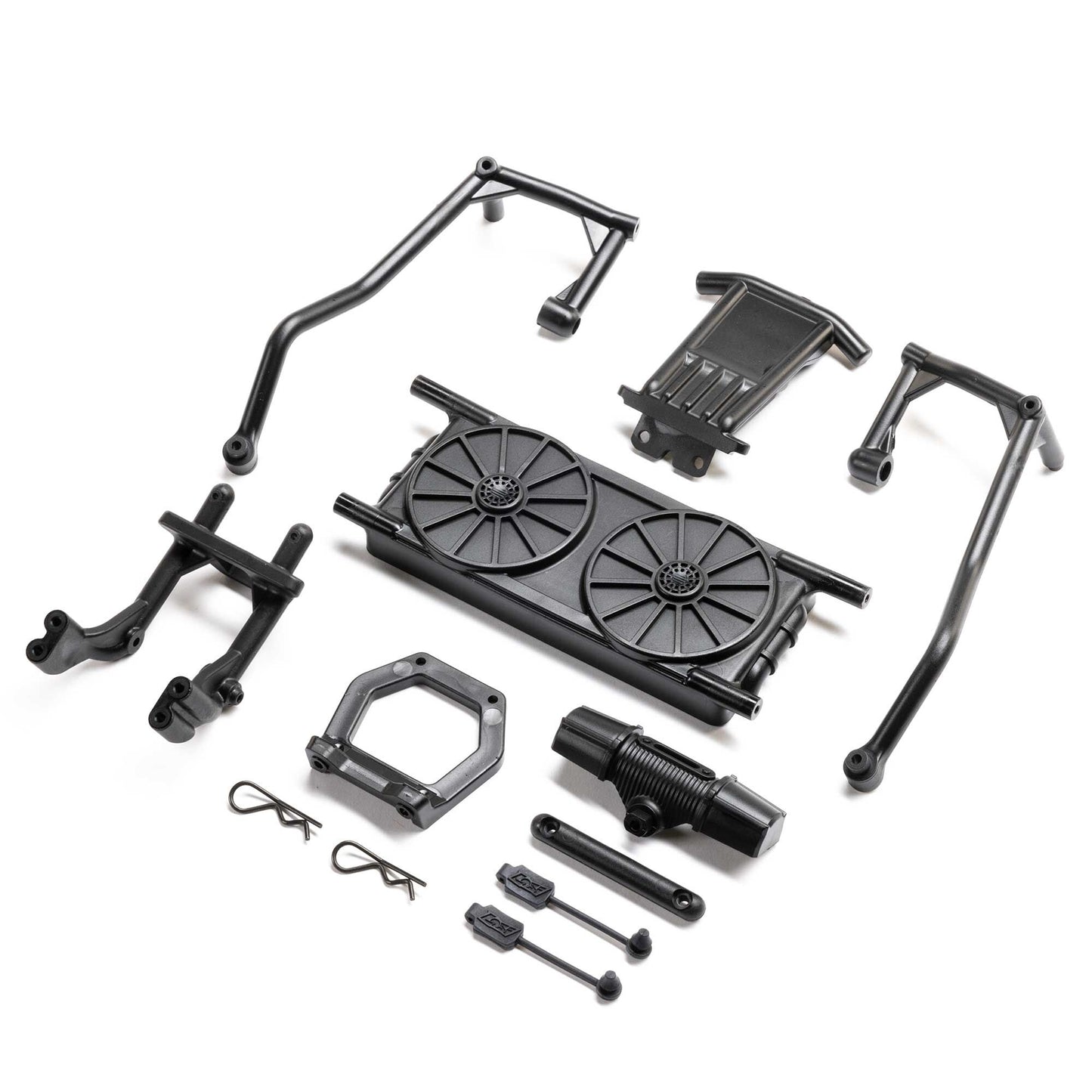 Losi LOS251132 8X Super Lasernut Bumper, Body Post
