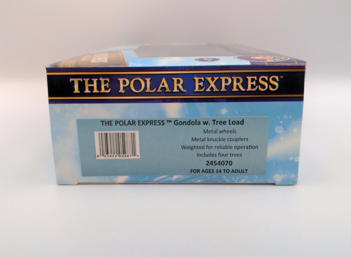 Lionel 2454070 HO The Polar Express Gondola with Tree Load