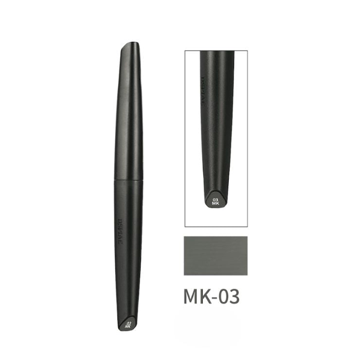 Dspiae MK-03 Grey Eco-friendly Water-based Soft Head Marker