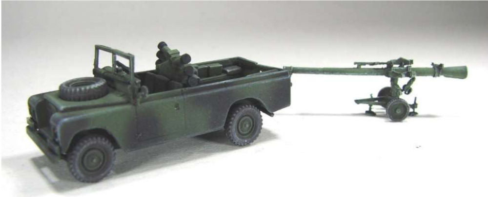 Trident Miniatures 87265 1:87 British Army Land Rover W/L6 Kit