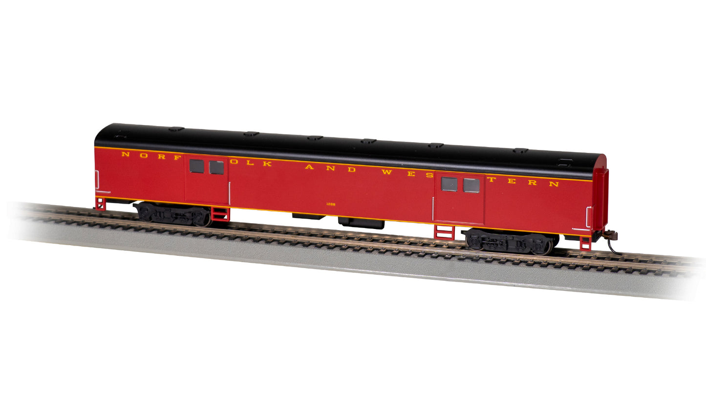 Bachmann 14408 HO Norfolk & Western 72' Smooth-Side Baggage Car #1288