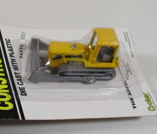 Boley 2001-8 HO Scale DEPT 1-87 Yellow Bulldozer Diecast With Plastic
