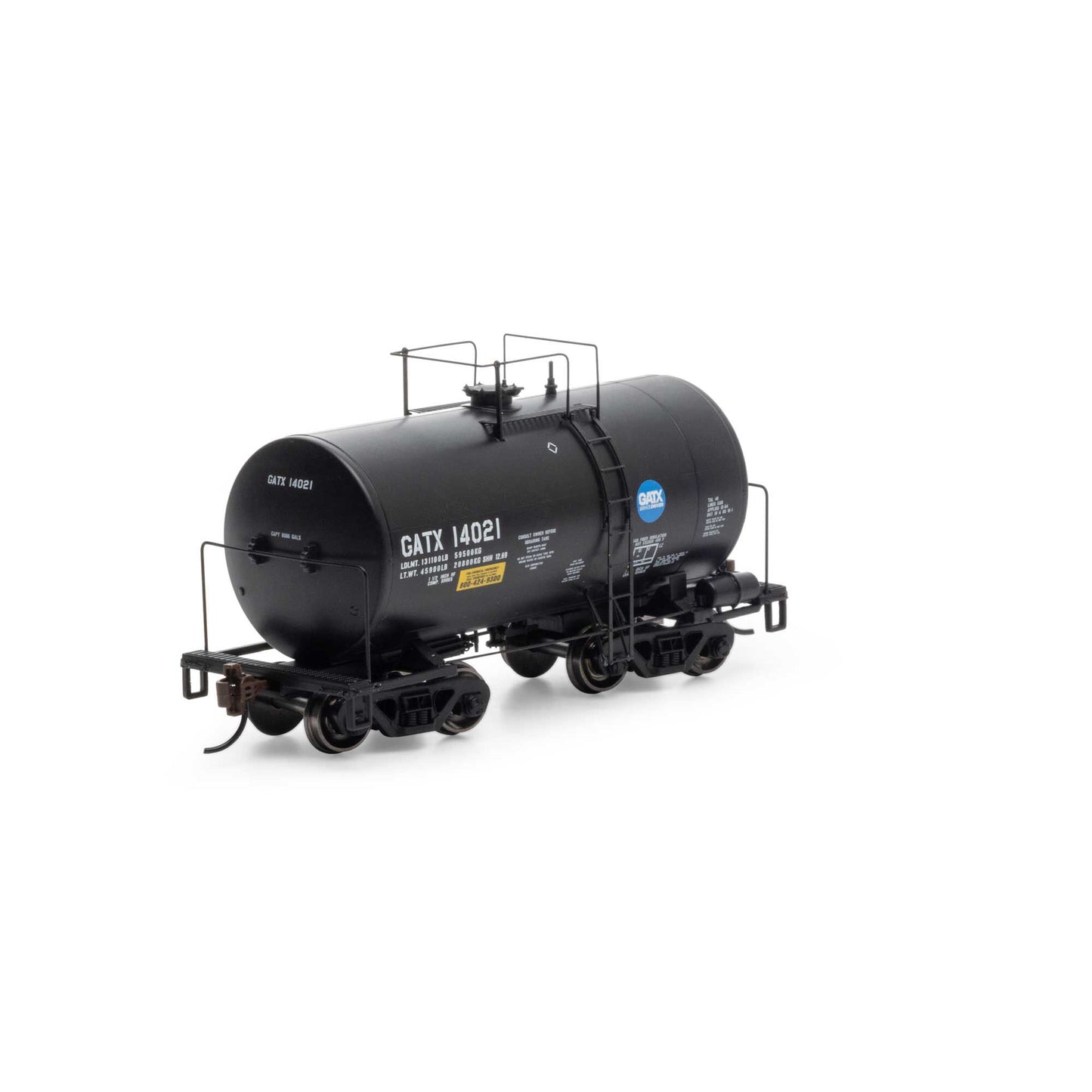 Athearn 97183 HO Scale GATX Corporation G30' NACC 8,000-Gallon Tank Car #14021 LN/Box