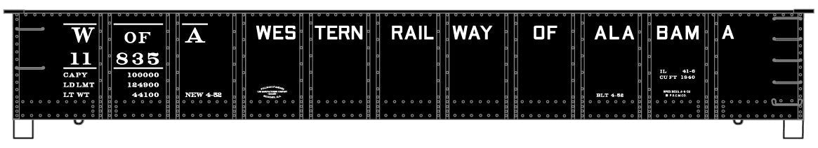 Accurail 81733 HO Western Railway of Alabang 41' Gondola Kit
