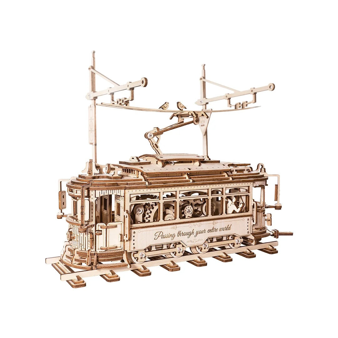 Robotime LK801 Classic City Tram 3D Wooden Puzzle