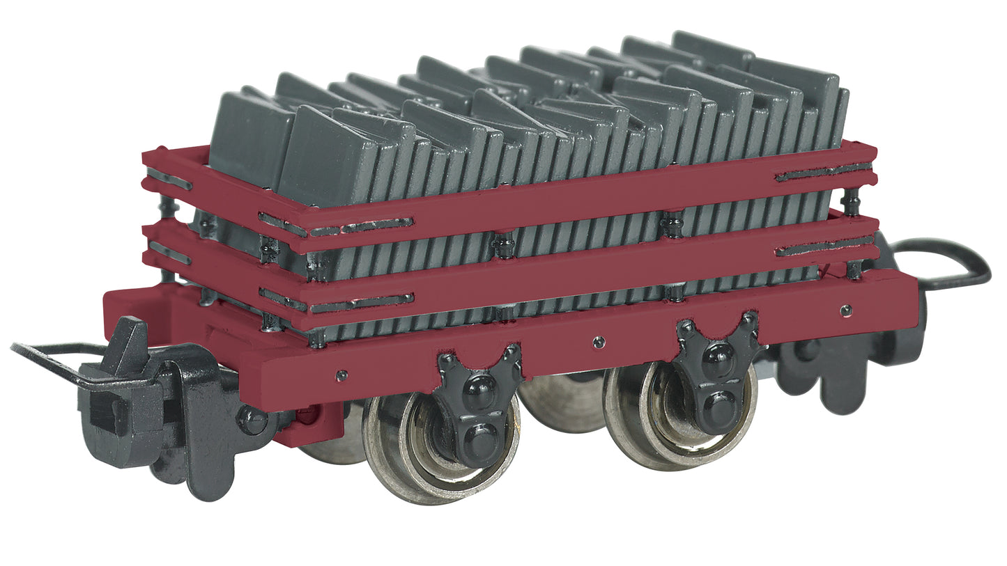 Bachmann 77317 HOn30 Narrow Gauge Thomas & Friends Oxide Slate Wagon with Load