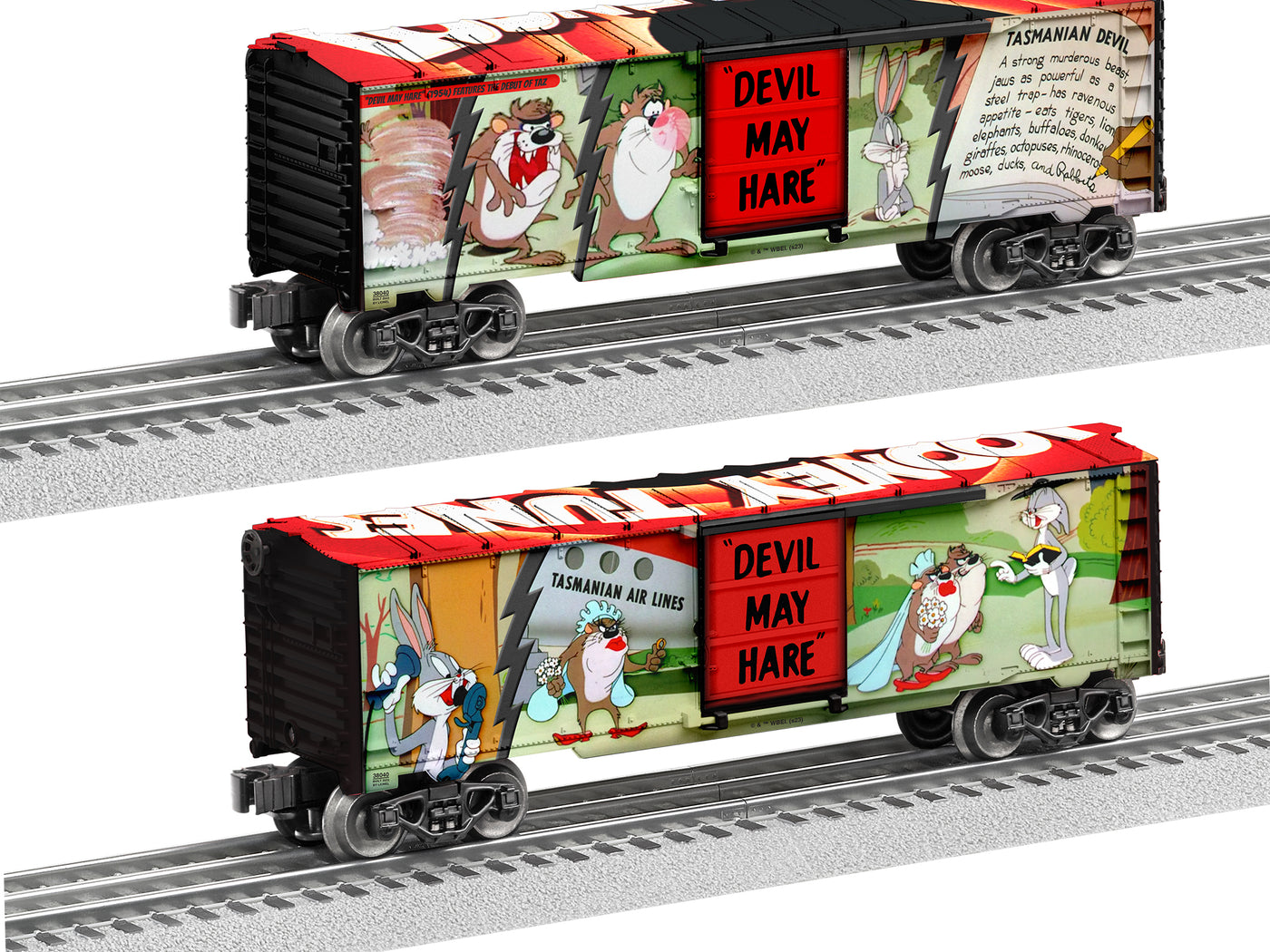 Lionel 2438040 O Looney Tunes "Devil May Hare" Boxcar #2