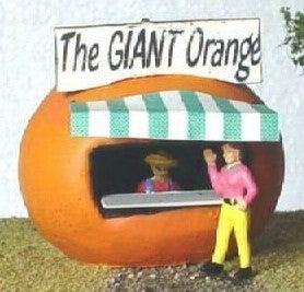 Bill Bradford O-104 O Scale The Giant Orange Stand Building Kit