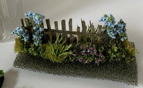 Creative Accents CA-0410 Blue Garden Fence
