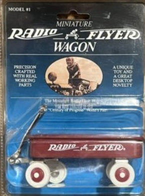 Radio Flyer 1 Red Metal Wagon Extra Long Handle All Terrain Wheels