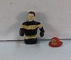 Arttista 13211 O Scale Driving Fireman in Coat w/Helmet Figure