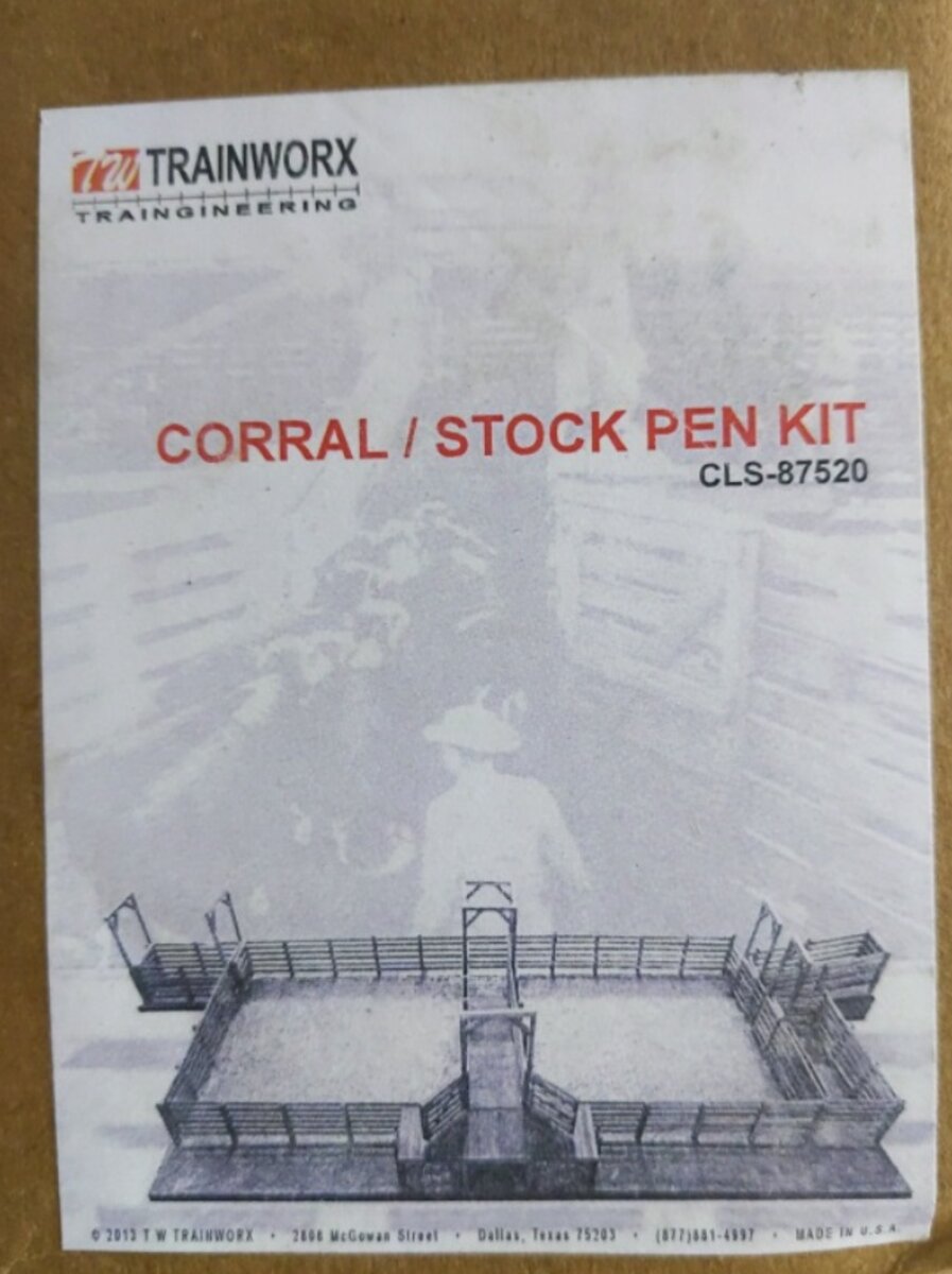 Trainworx Inc. CLS-87520 O Scale Corral/Stock Pen Kit
