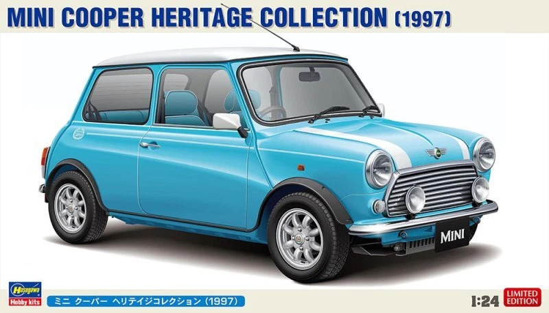Hasegawa 20721 1:24 Mini Cooper Heritage Collection (1997) Car Plastic Model Kit