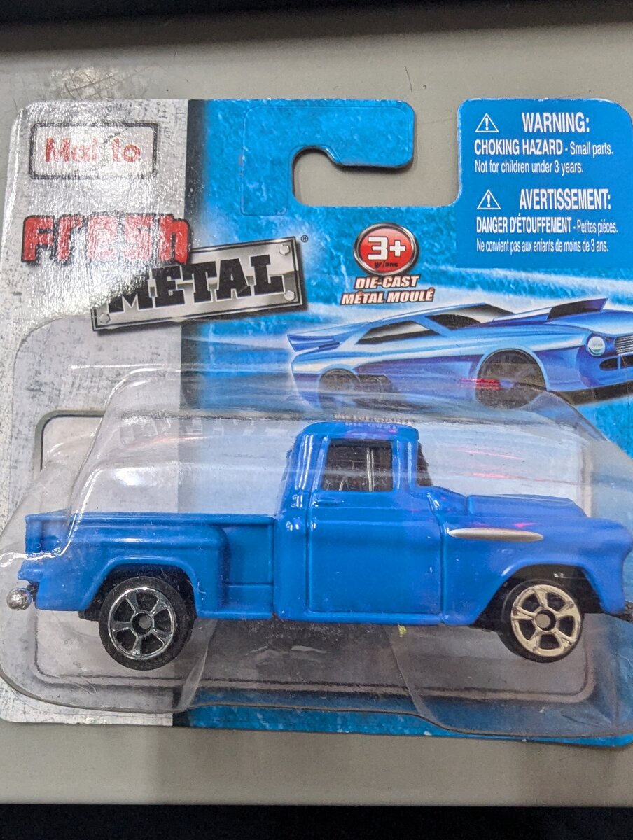 Maisto 15044 1:64 Fresh Metal Die Cast Blue Classic Ford Pick Up Truck