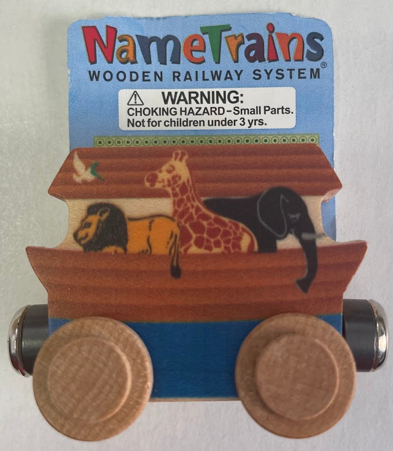 Maple Landmark Inc. 10208 NameTrains Noah's Ark Wooden Train Car
