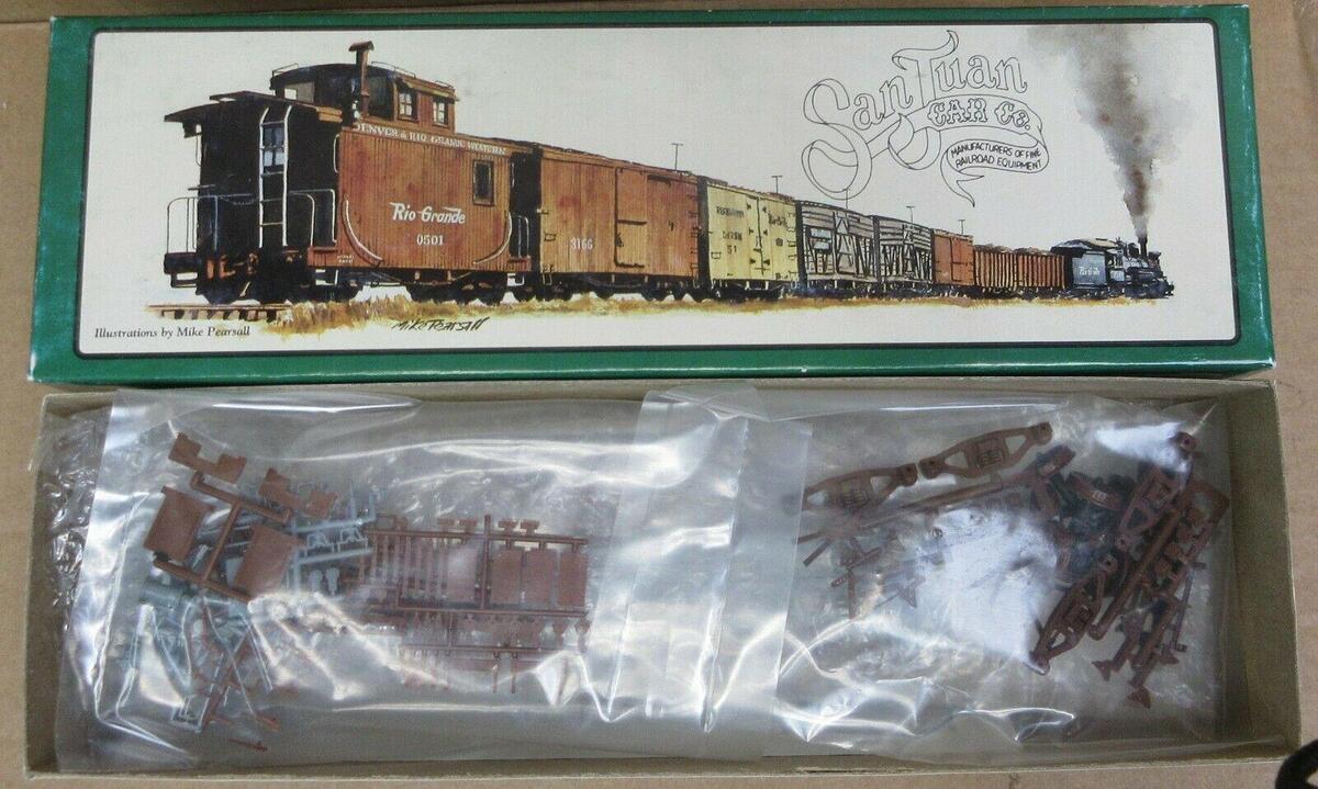 San Juan Car Co 120 On30 Truss Rod Box Car Kit