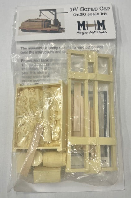 Morgan Hill Models On30 16' Scrap Car Kit