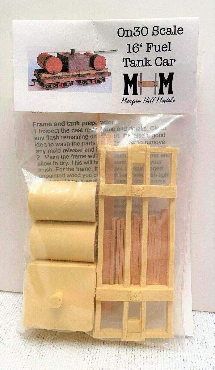Morgan Hill Models On30 16' Fuel Tank Car Kit