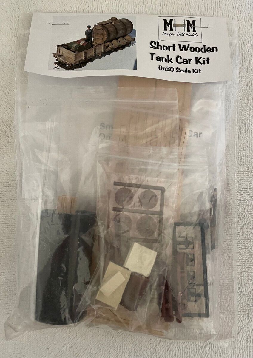 Morgan Hill Models On30 Short Wooden Tank Car Kit