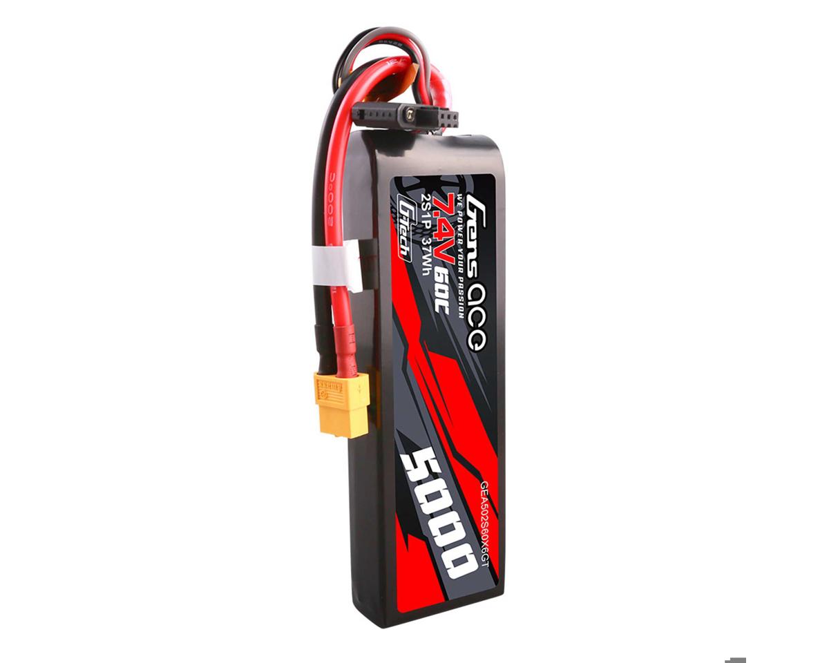 Gens Ace 502S60X6GT G-Tech Smart 2S LiPo Battery 50C with XT60 Connector