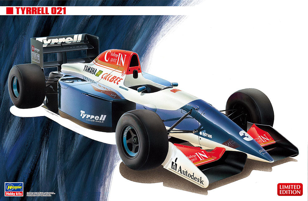 Hasegawa 20690 1:24 Tyrrell 021 Race Car Plastic Model Kit