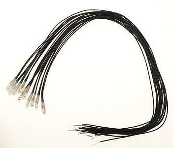 Miniatronics 1801410 Clear 14V 30mA 2.4mm Dia Micro Miniature Lamps (Pack of 10)