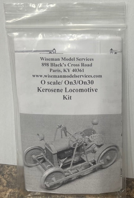 Wiseman Model Services O/On3/On30 Kerosene Locomotive Kit