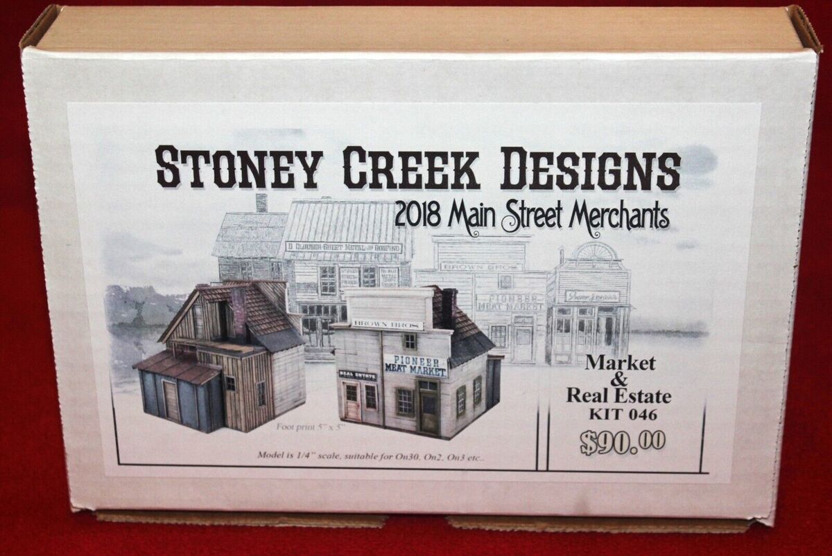 Stoney Creek 046 On30/On3/On2 Market & Real Estate Kit