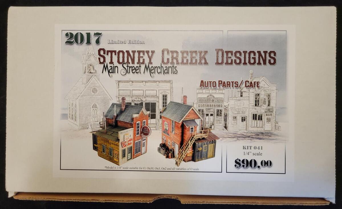 Stoney Creek 041 O/On30/On3 Auto Parts/Cafe Kit