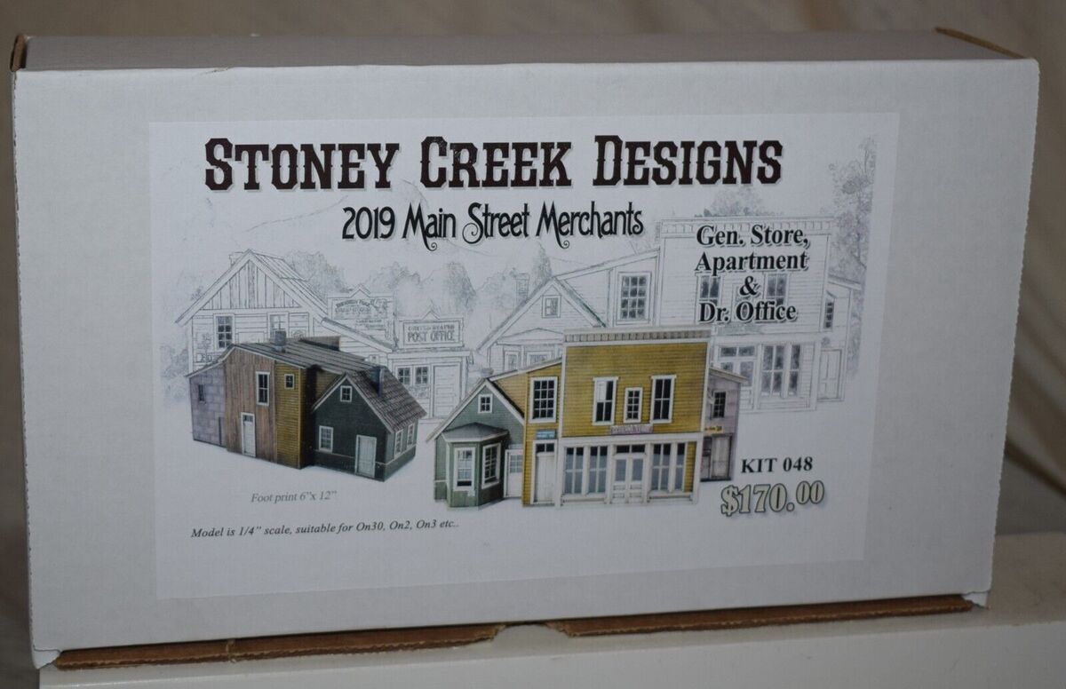 Stoney Creek 048 On30/On2/On3 Gen. Store, Apartment, & Dr. Office Kit