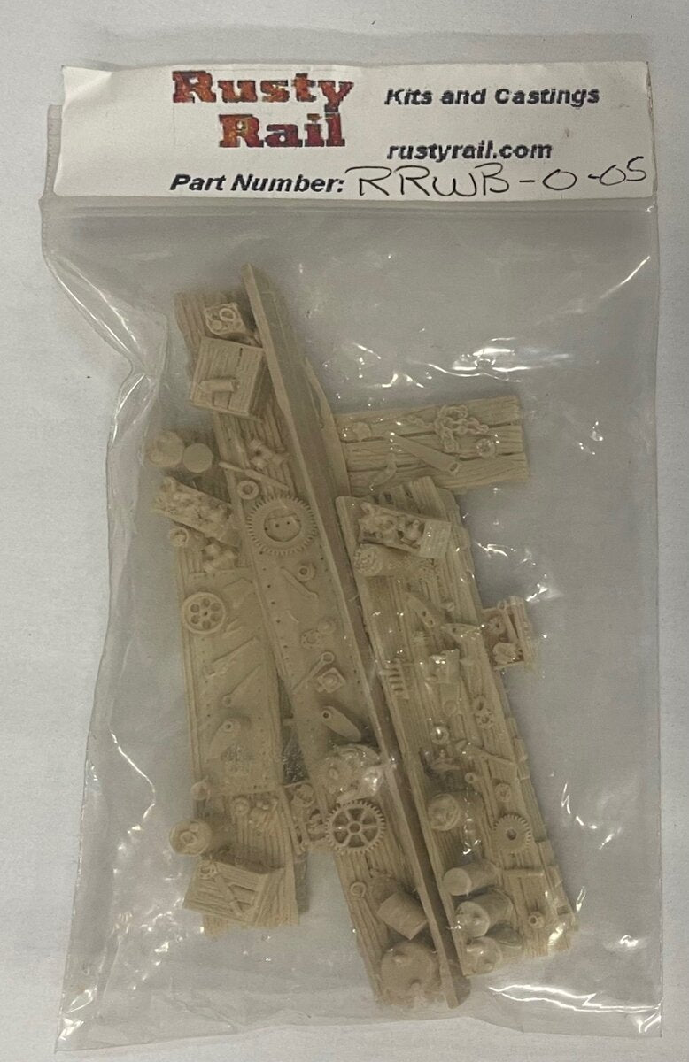 Rusty Rails WB-05 O Cluttered Work Bench Kit