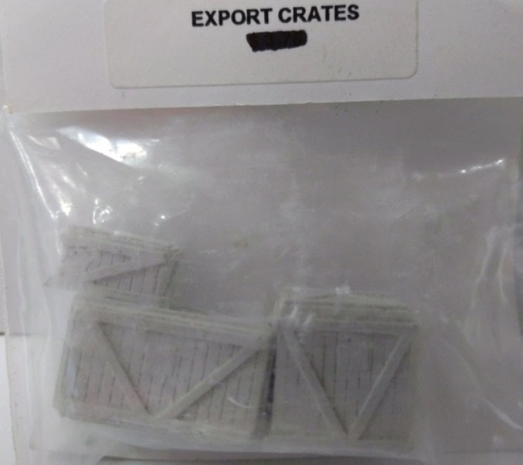Trackside Specialties HO Scale Export Crates (Pack of 3)