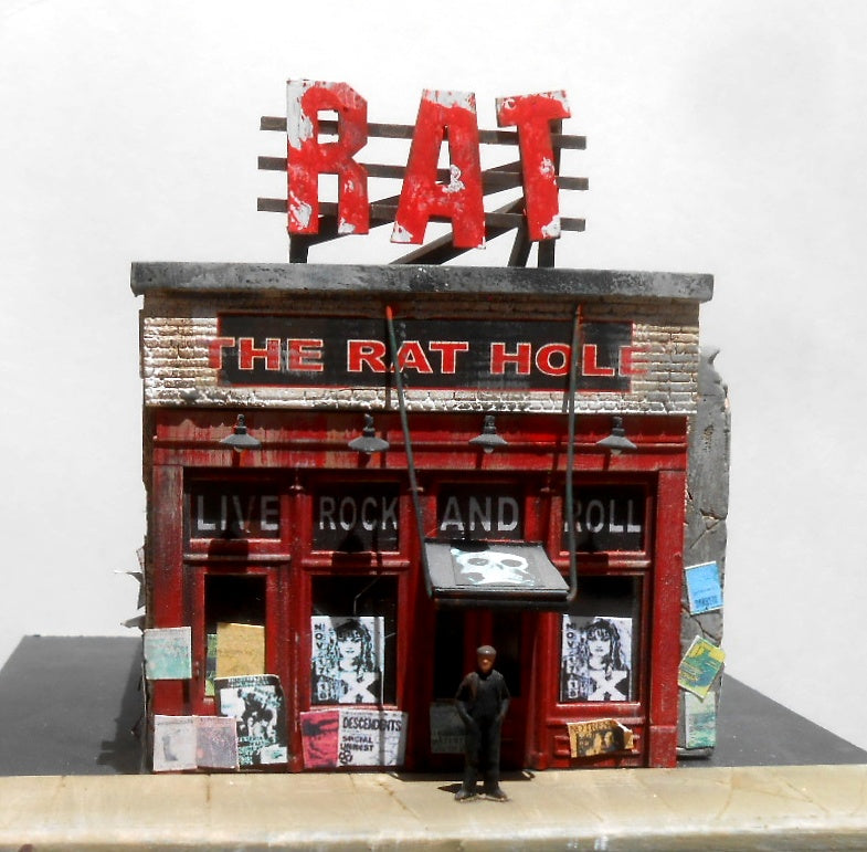 Downtown Deco 1085 HO Rat Hole Building Kit