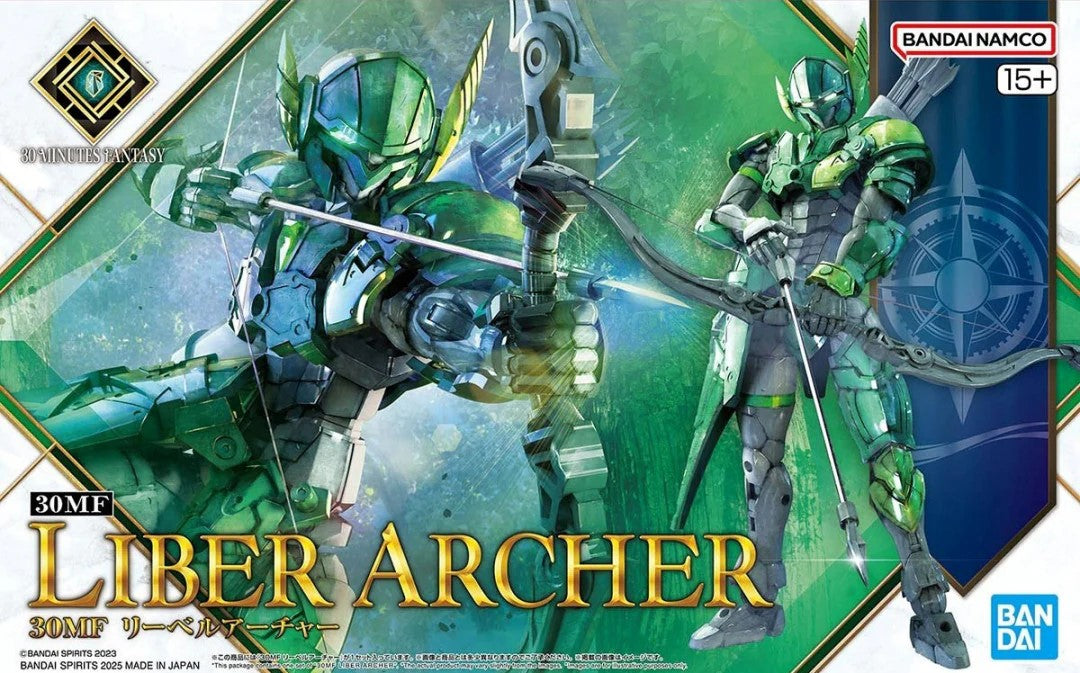 Bandai 2761754 30 Minutes Fantasy 30MF Liber Archer Plastic Model Kit