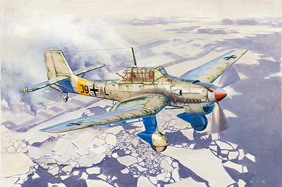 Trumpeter 02422 1:24 Junkers Ju-87B-2/U4 Stuka Aircraft Plastic Model Kit