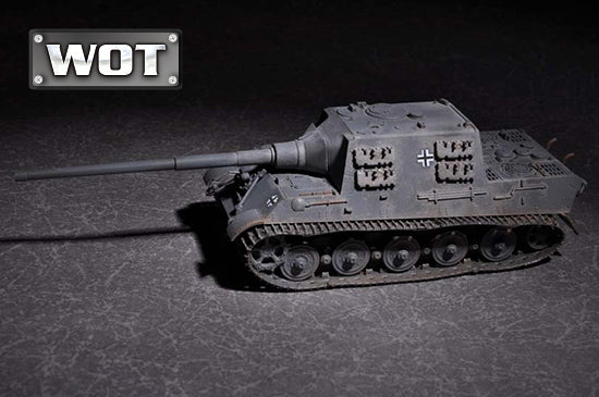 Trumpeter 07165 1:72 German Jagdtiger Tank Kit w/128mm PaK44 L/61 Gun Barrel