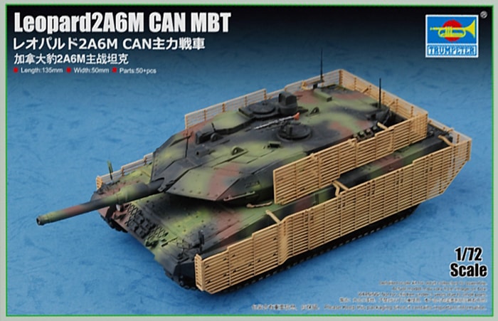 Trumpeter 07193 1:72 Canadian Leopard 2A6M CAN Main Battle Tank Plastic Kit