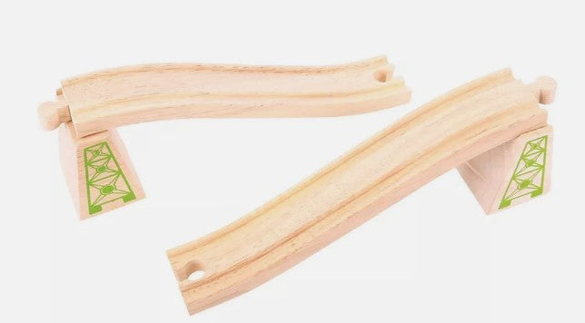 Big Jig Rails BJT113 Wooden Ascender & Descender Track Pieces